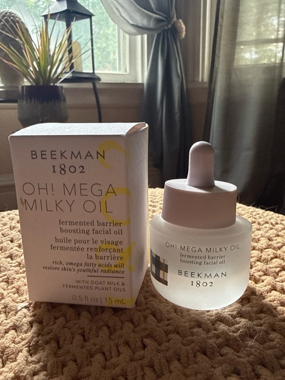 Beekman 1802 Oh! Mega Milky Oil — White and Yellow Packaging